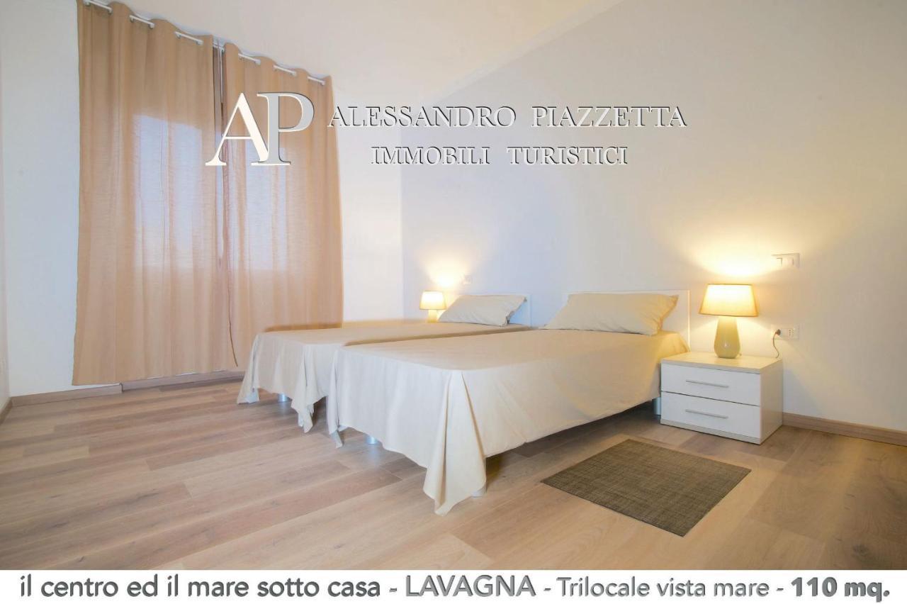 Il Centro Ed Il Mare Sotto Casa Lägenhet Lavagna Exteriör bild