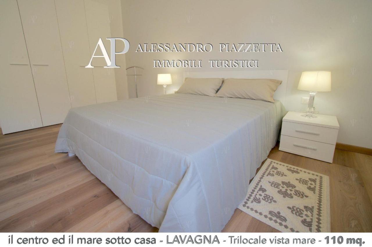 Il Centro Ed Il Mare Sotto Casa Lägenhet Lavagna Exteriör bild