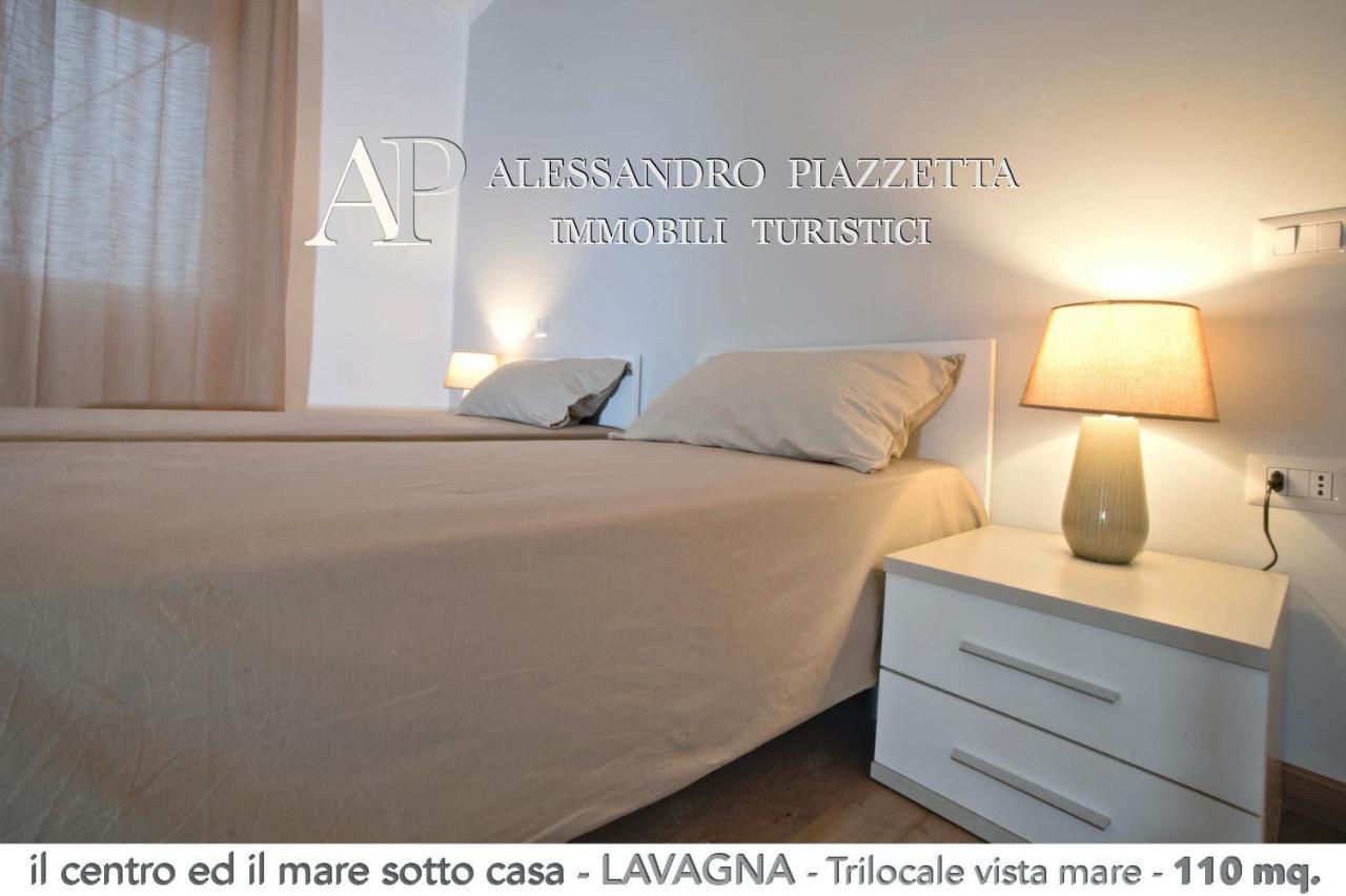 Il Centro Ed Il Mare Sotto Casa Lägenhet Lavagna Exteriör bild