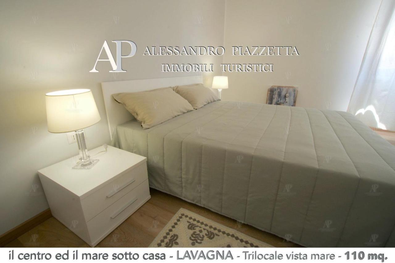 Il Centro Ed Il Mare Sotto Casa Lägenhet Lavagna Exteriör bild